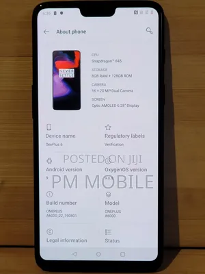 OnePlus 6 128 GB Black