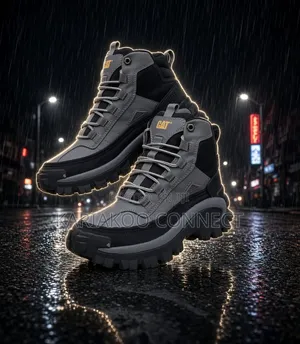Gray Caterpillar Boot Collection