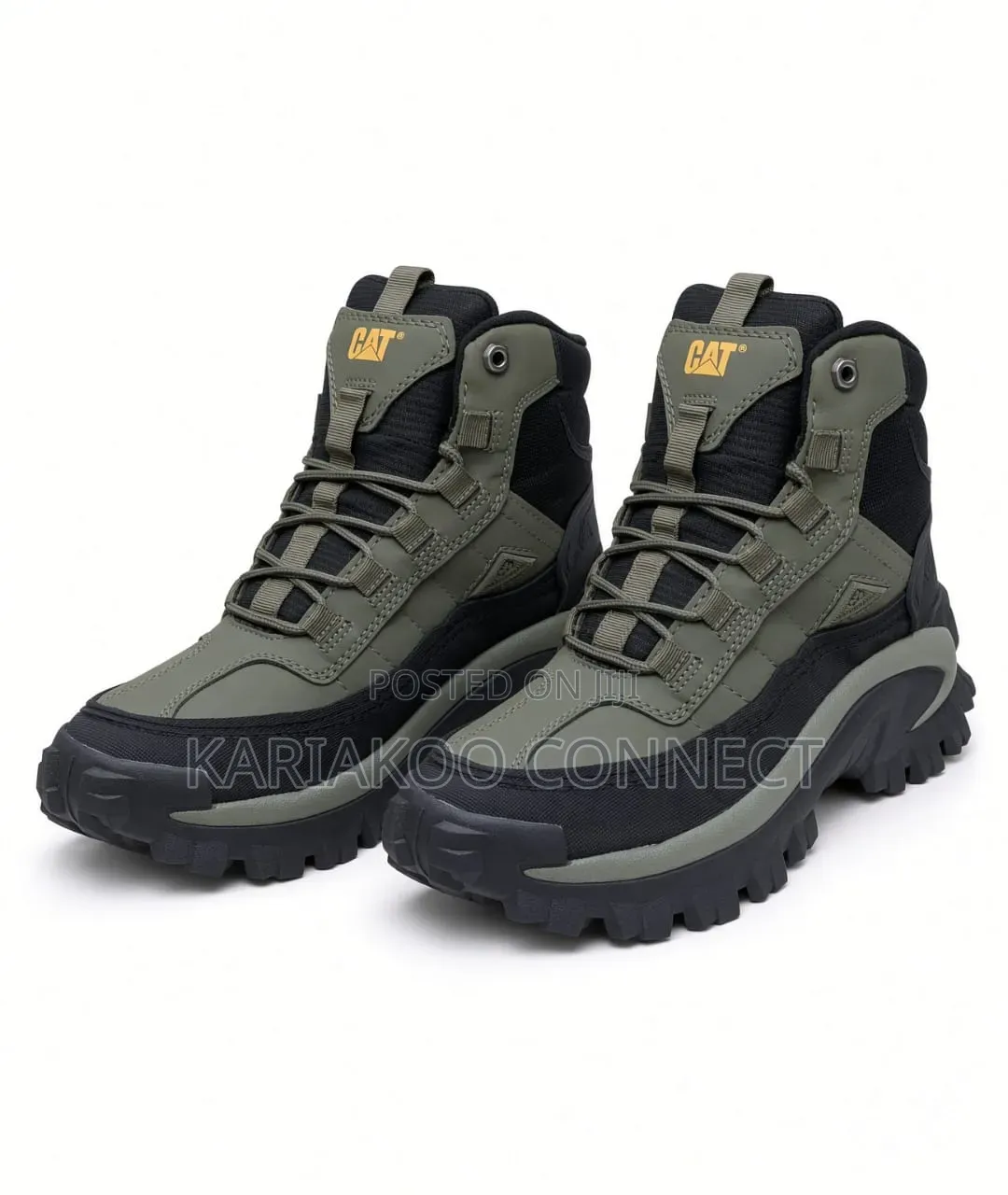 Green Caterpillar Boot Collection
