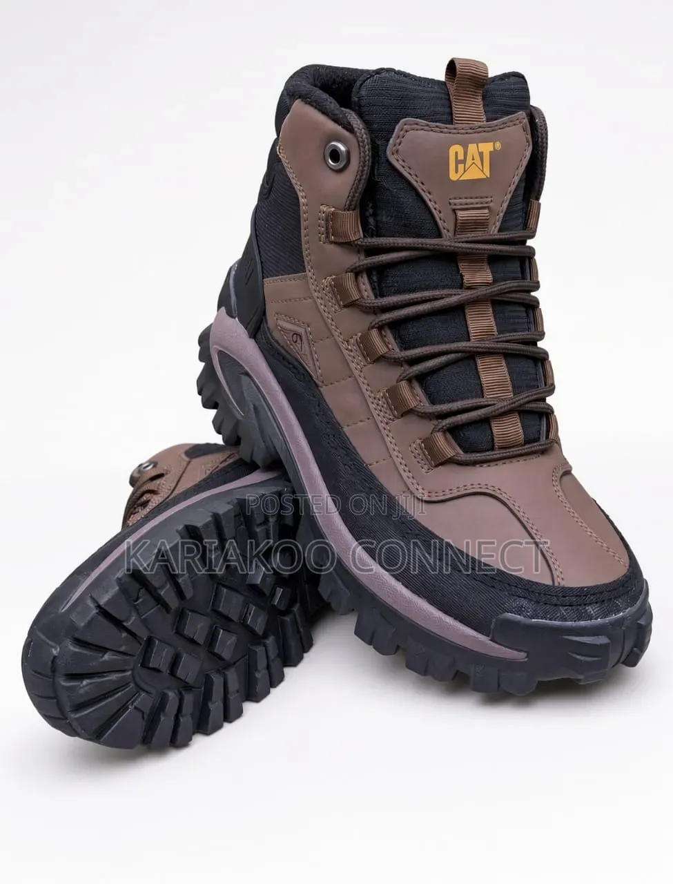 Brown Caterpillar Boot Collection