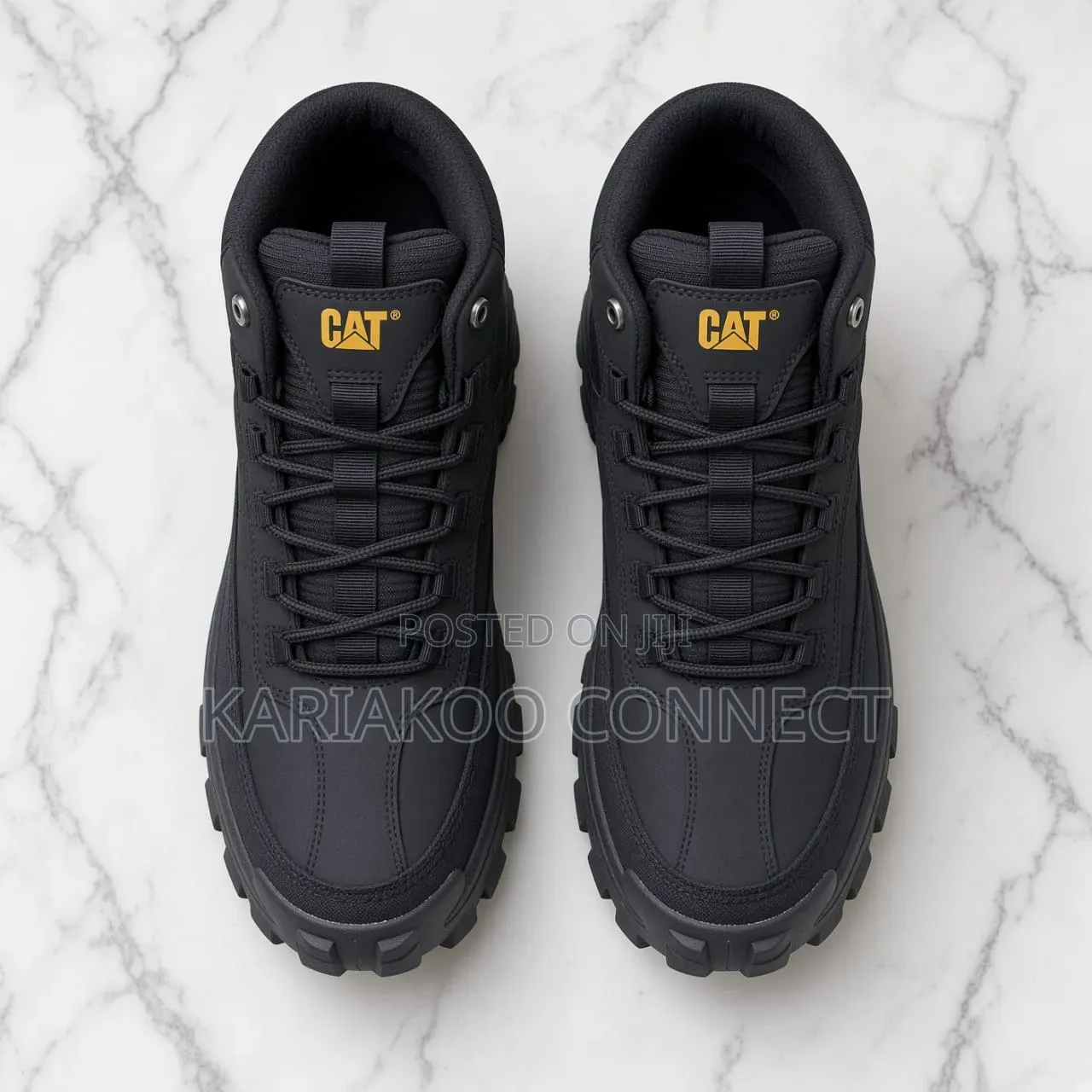 Black Caterpillar Boot Collection