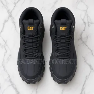 Black Caterpillar Boot Collection