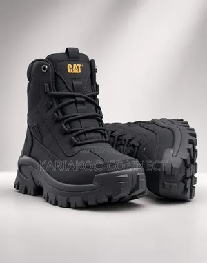 Black Caterpillar Boot Collection