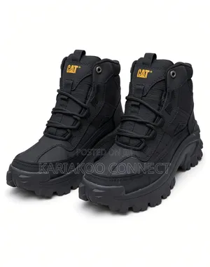 Black Caterpillar Boot Collection