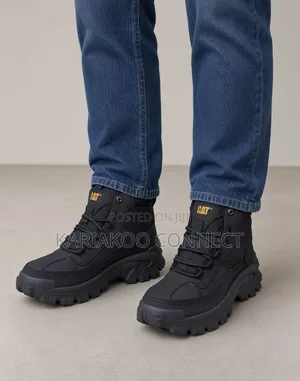 Black Caterpillar Boot Collection