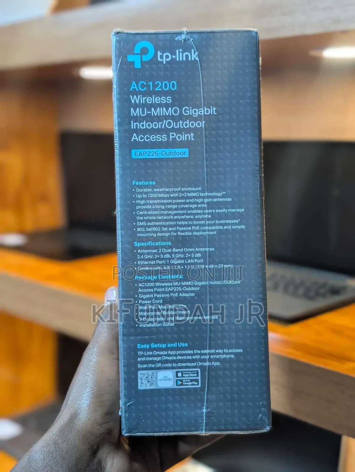 TP-Link Omada Eap225-Outdoor — Panua Wifi Hadi 300m+!