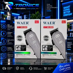Waer Wa-8300 Professional Hair Clipper — High-Precision Chrome Blade