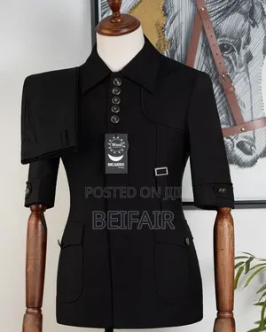 New Black Kaunda Mikono Mifupi