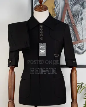 New Black Kaunda Mikono Mifupi