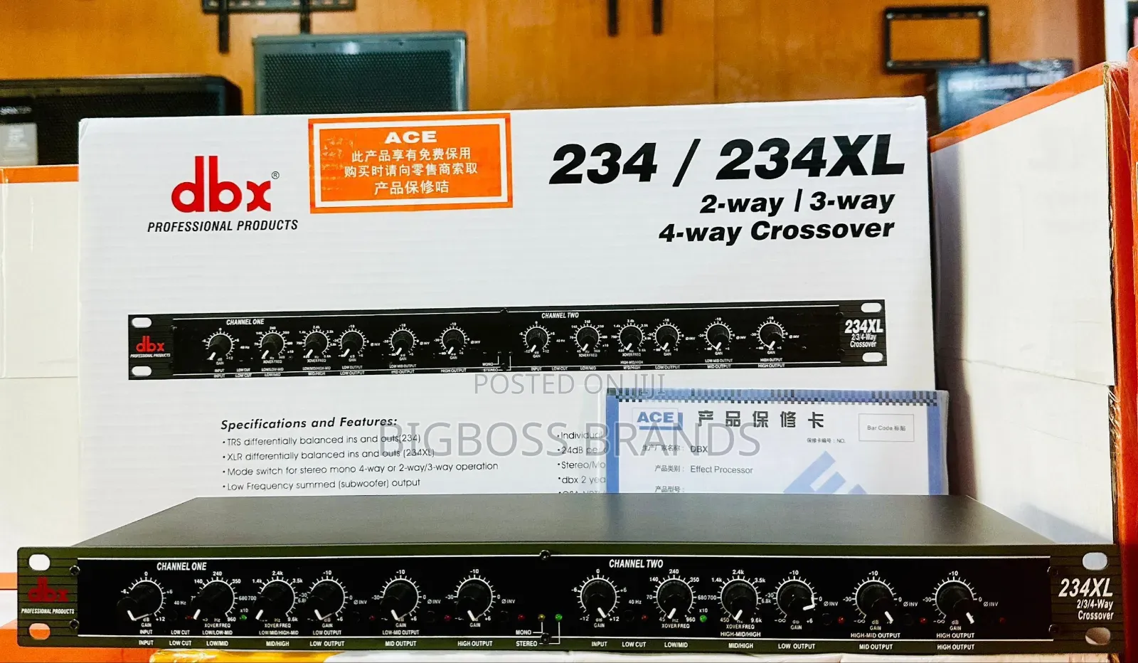 DBX 234Xl CrossOver (4ways Crossover)