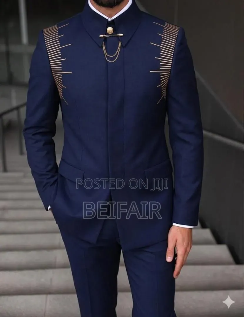 Dark Blue Stylish Suit