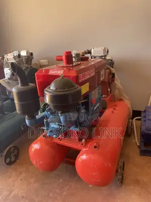 Diesel Air Compressor With Tank – Complete 4 Pistons