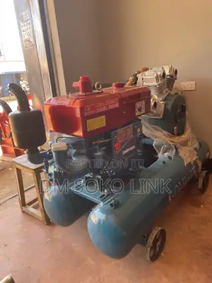 Diesel Air Compressor With Tank – Complete 3 Pistons