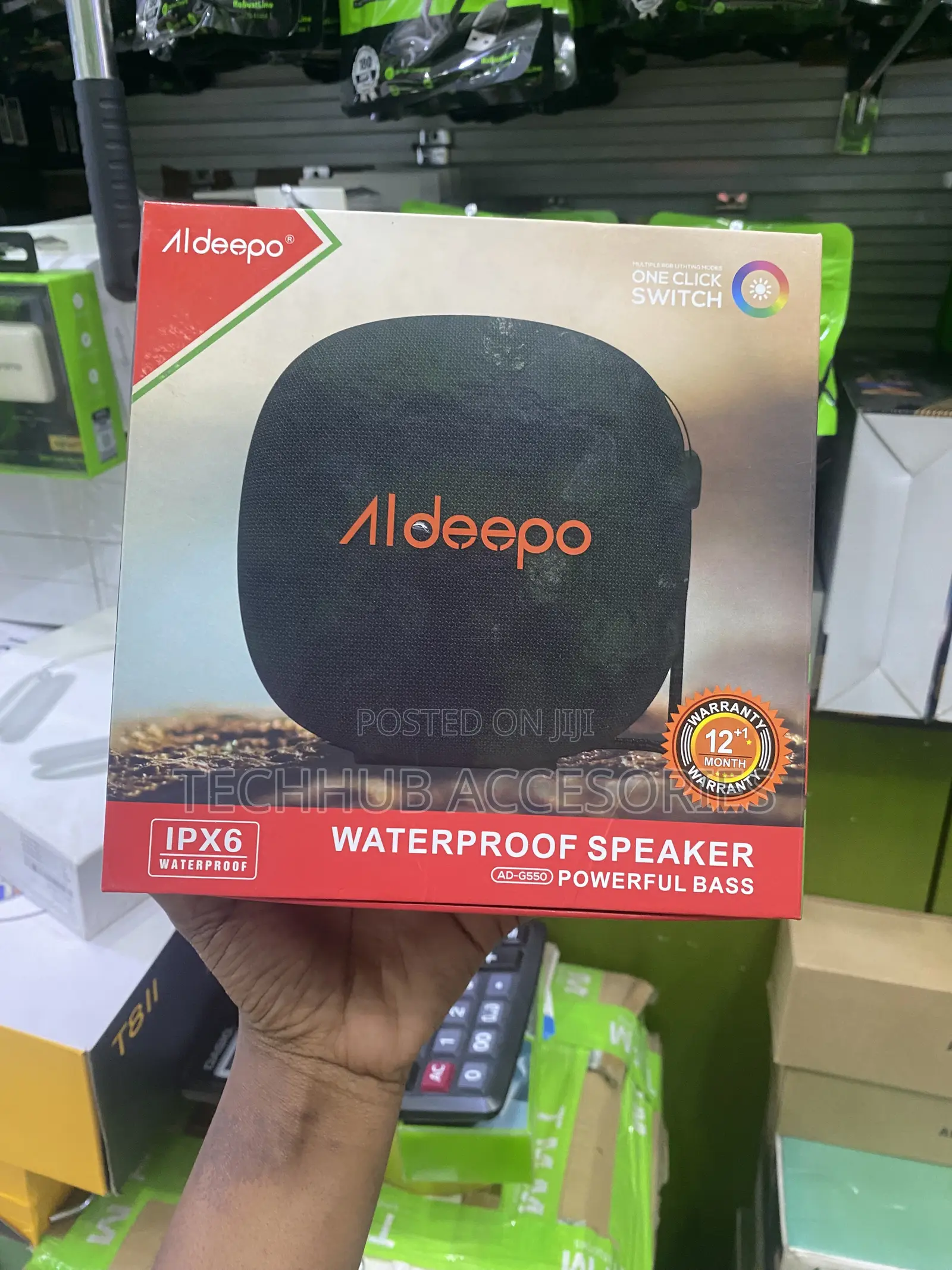 Aldeepo IPX6 Waterproof Bluetooth Speaker