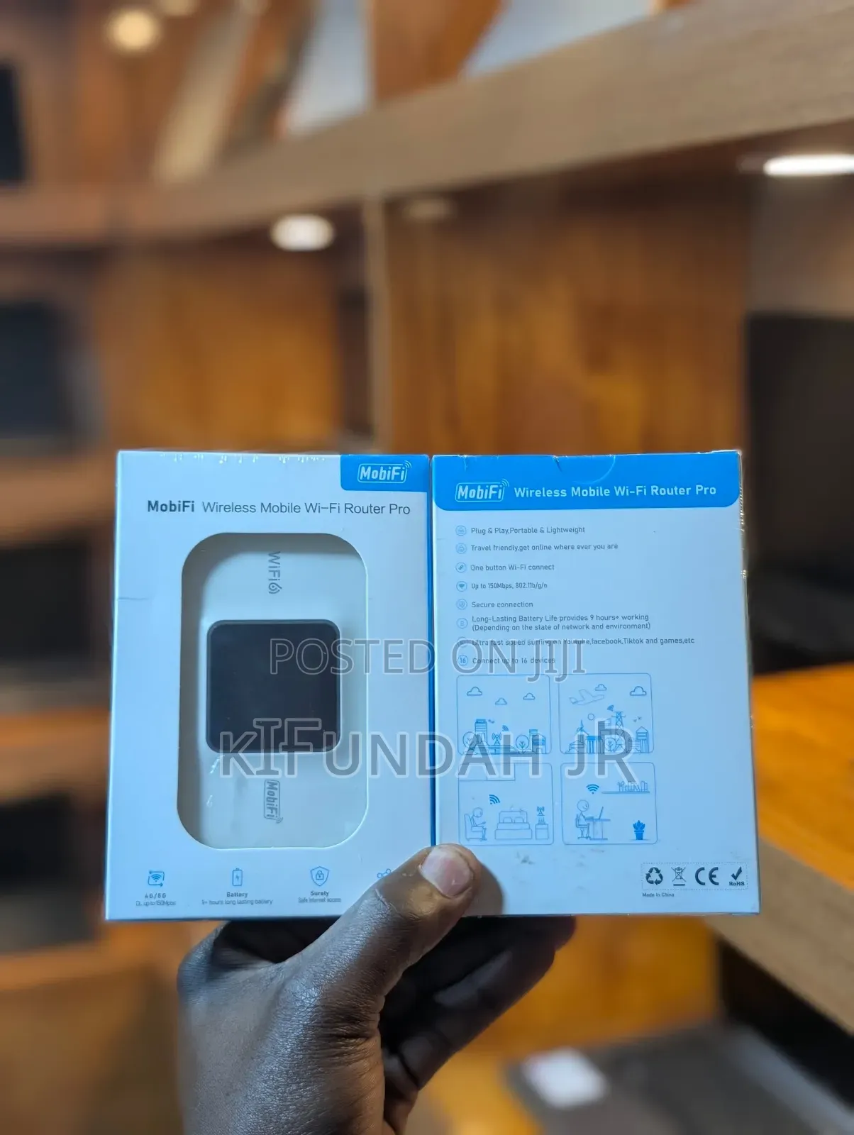  MobiFi Wireless Mobile WiFi Router – 4G LTE 