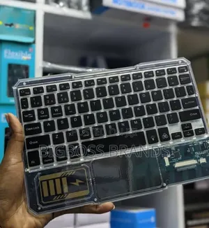 Transparent Bluetooth Gaming Keyboard
-Rechargeable With Backlight
