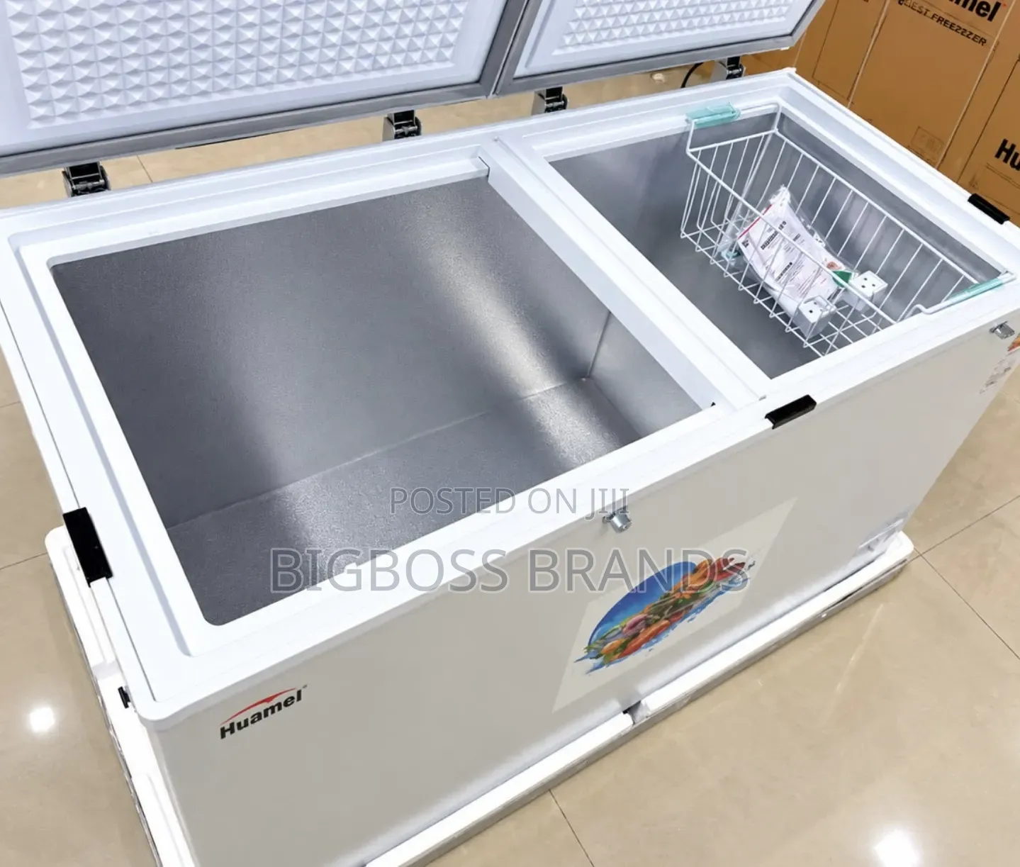Huamei Freezer Double Door 470 Liters