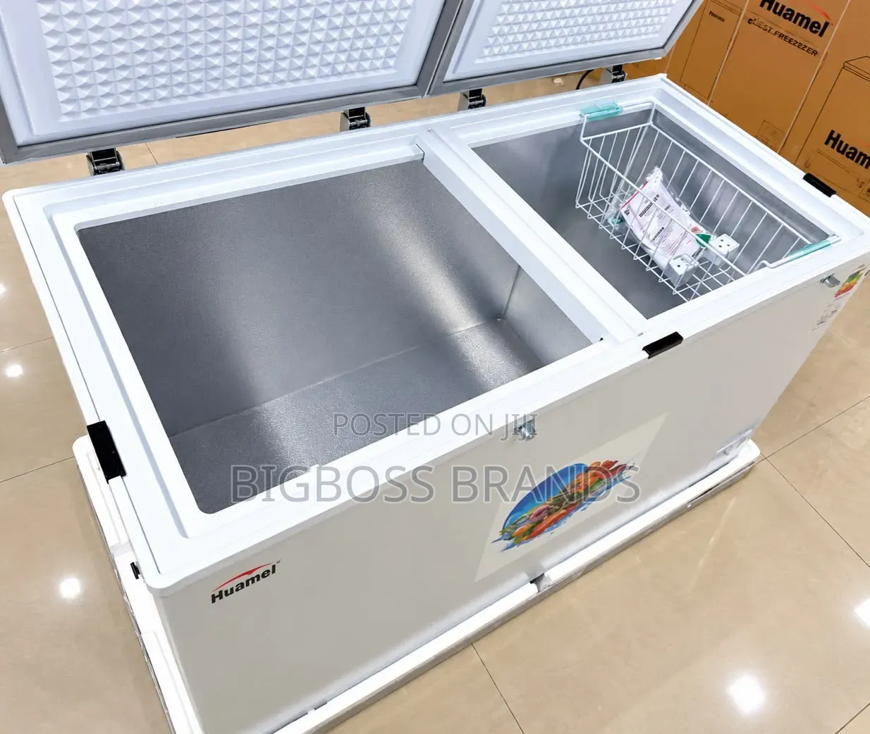 Huamei Freezer Double Door 470 Liters