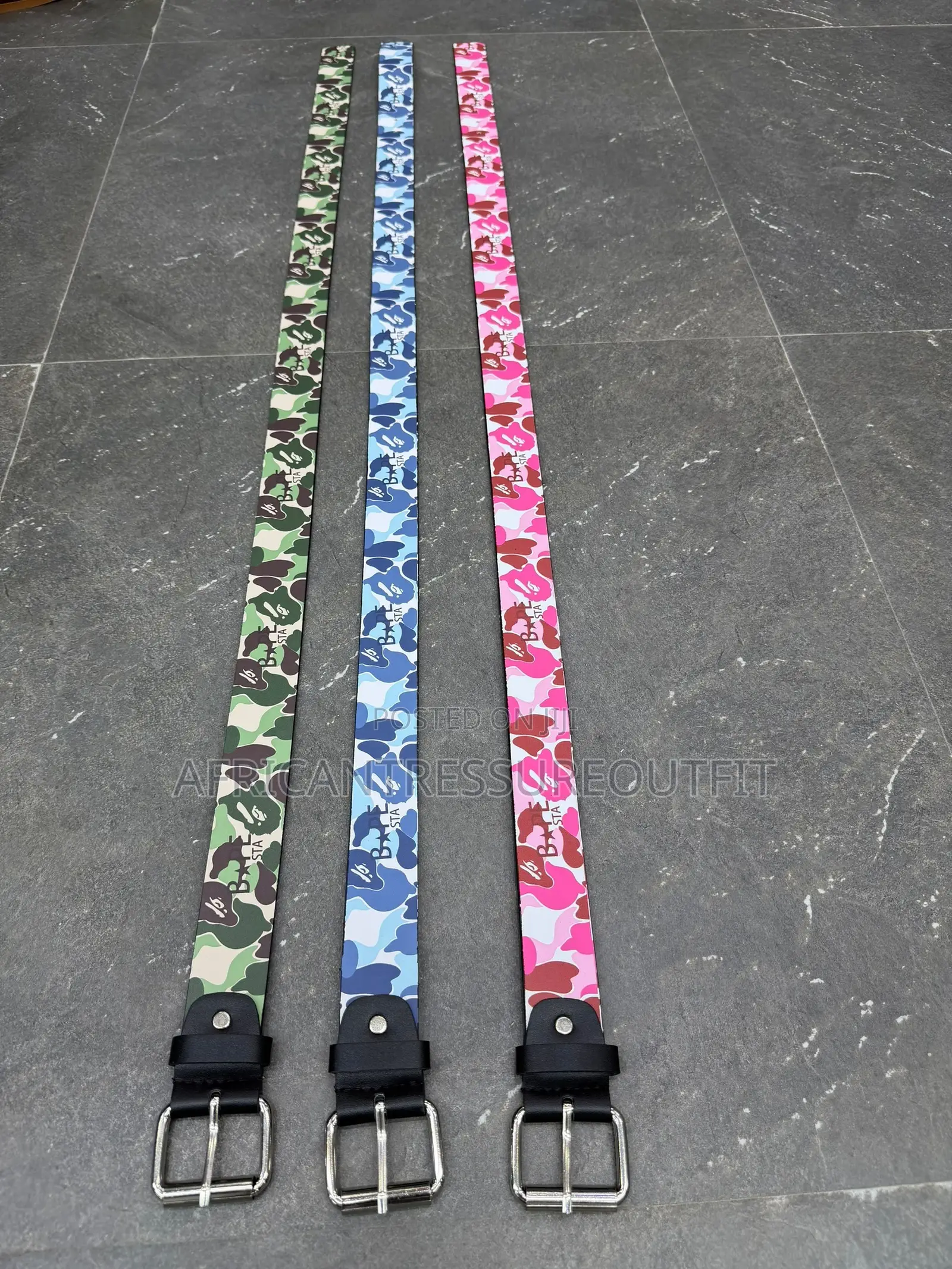 SATOSHI NAKAMOTO Vibrant Inspired Fashion Belts
