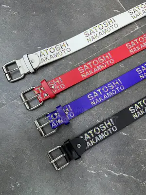 SATOSHI NAKAMOTO Vibrant Inspired Fashion Belts