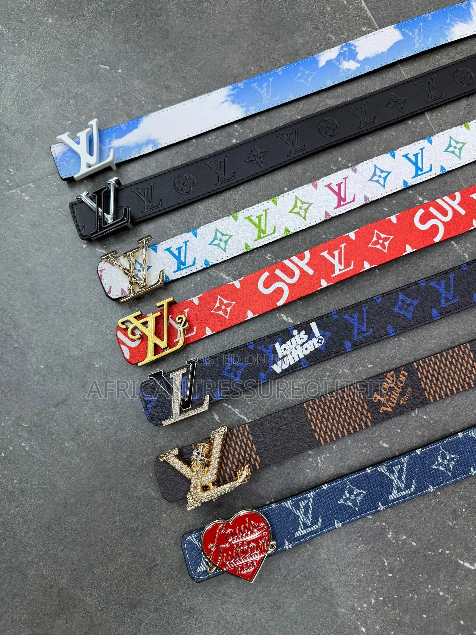 SATOSHI NAKAMOTO Vibrant Inspired Fashion Belts
