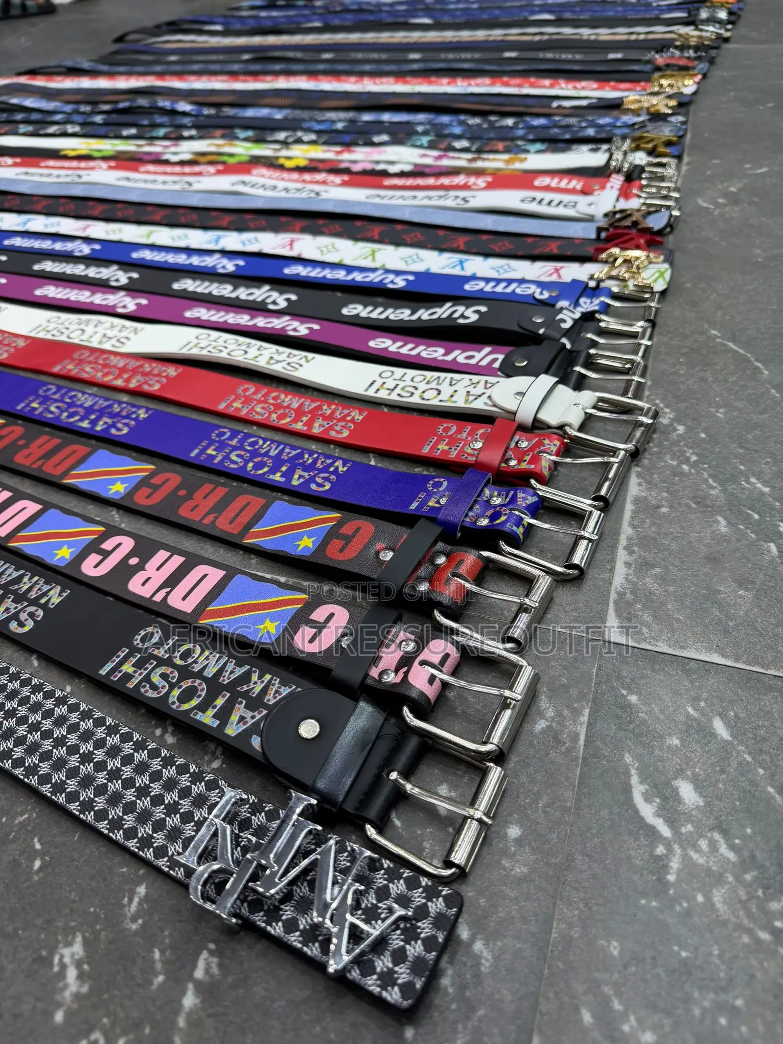 SATOSHI NAKAMOTO Vibrant Inspired Fashion Belts