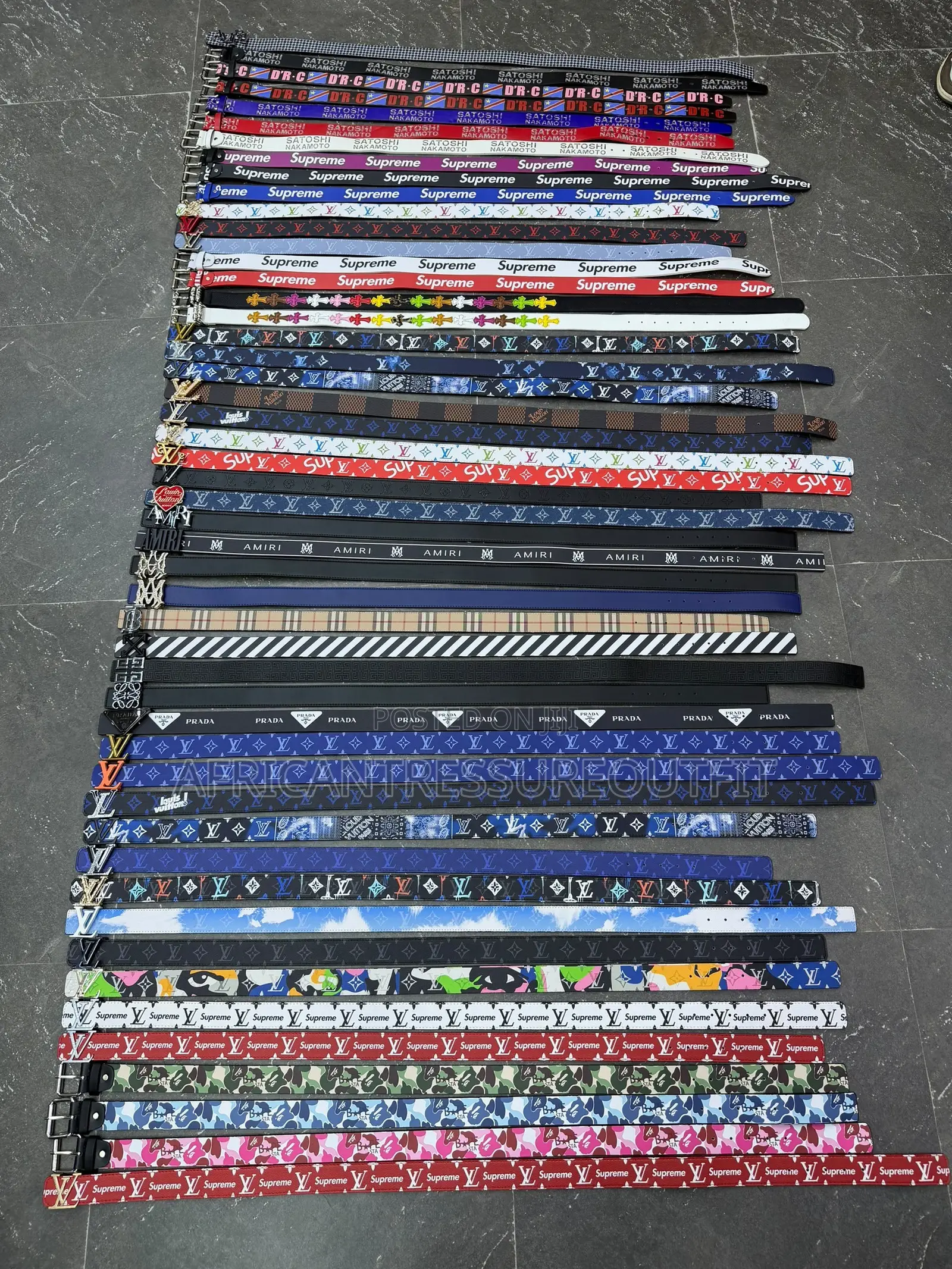SATOSHI NAKAMOTO Vibrant Inspired Fashion Belts