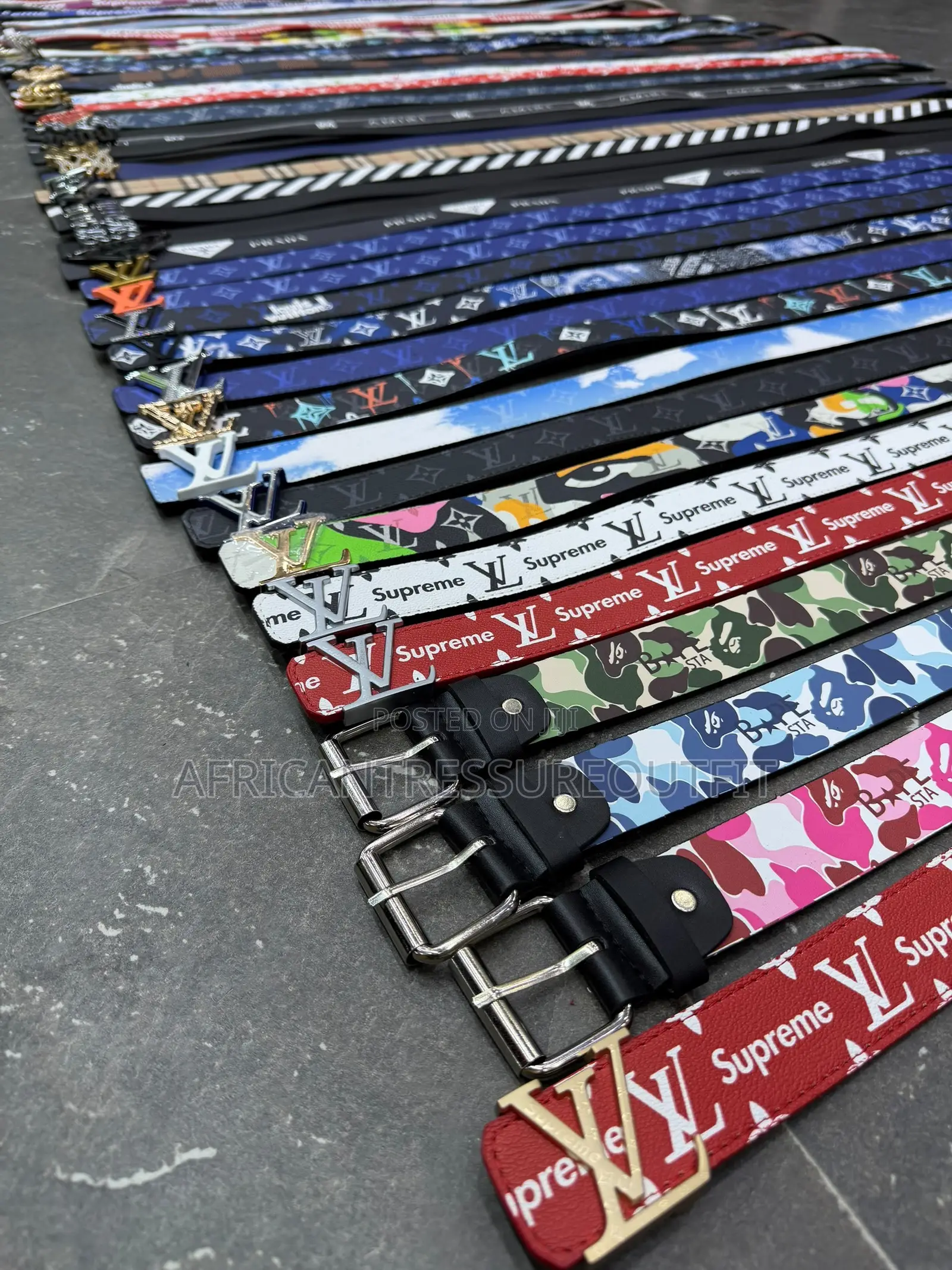 SATOSHI NAKAMOTO Vibrant Inspired Fashion Belts