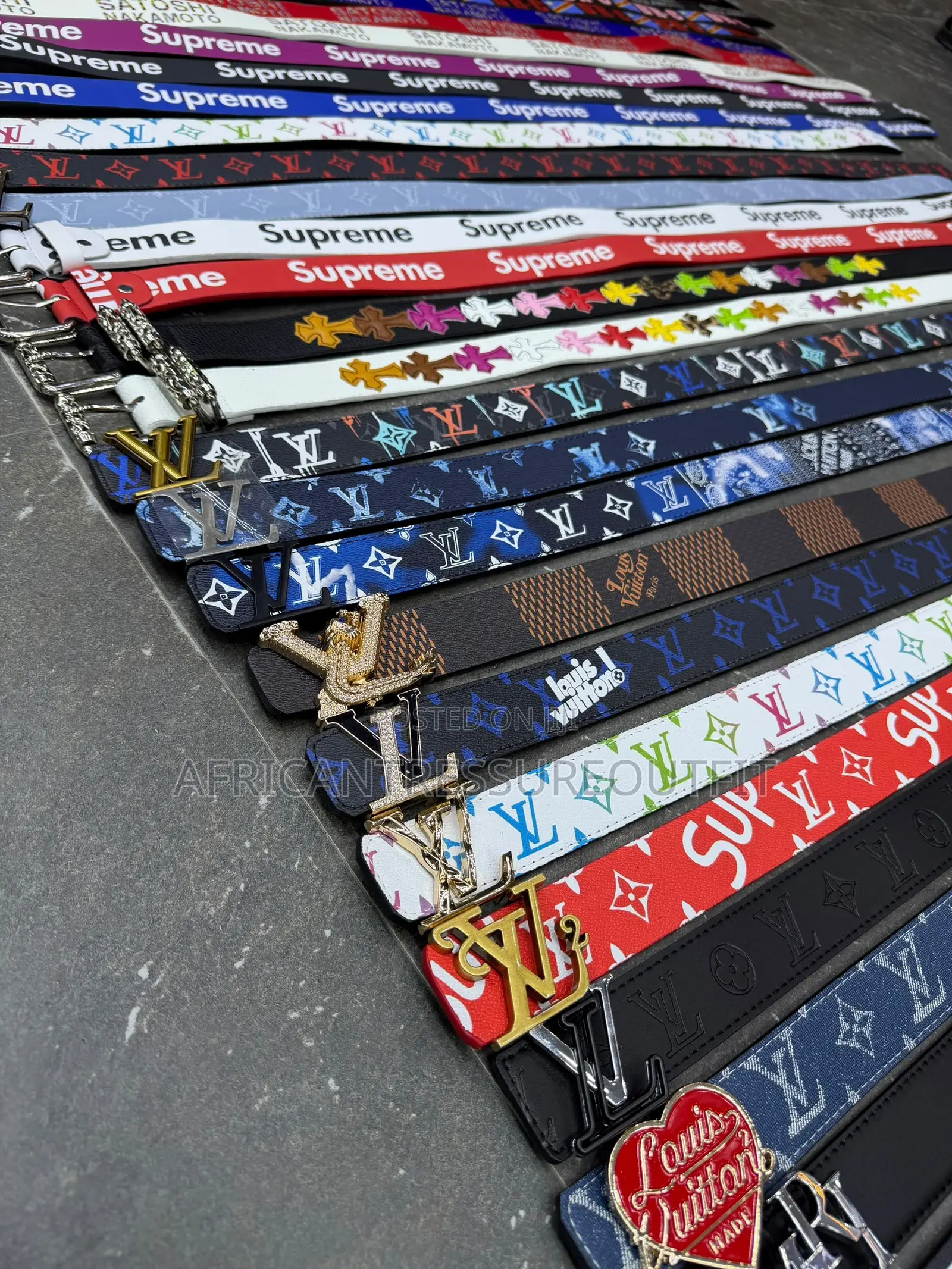 SATOSHI NAKAMOTO Vibrant Inspired Fashion Belts