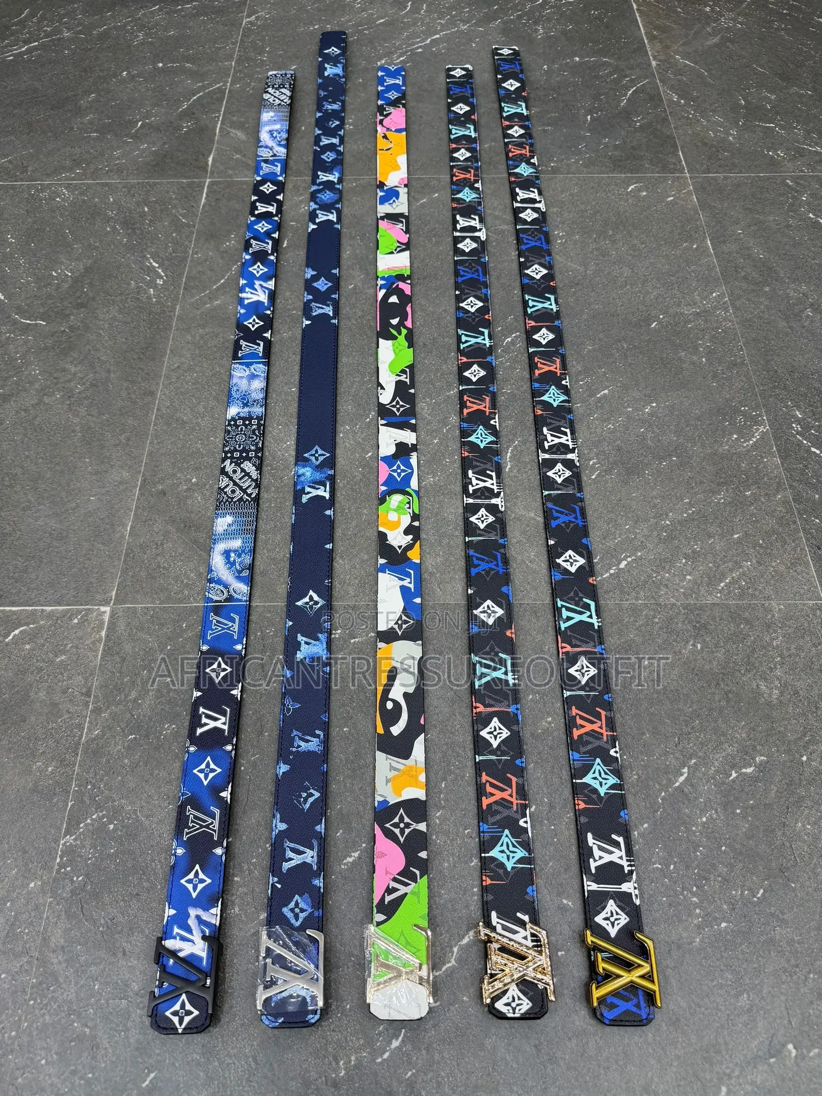 SATOSHI NAKAMOTO Vibrant Inspired Fashion Belts