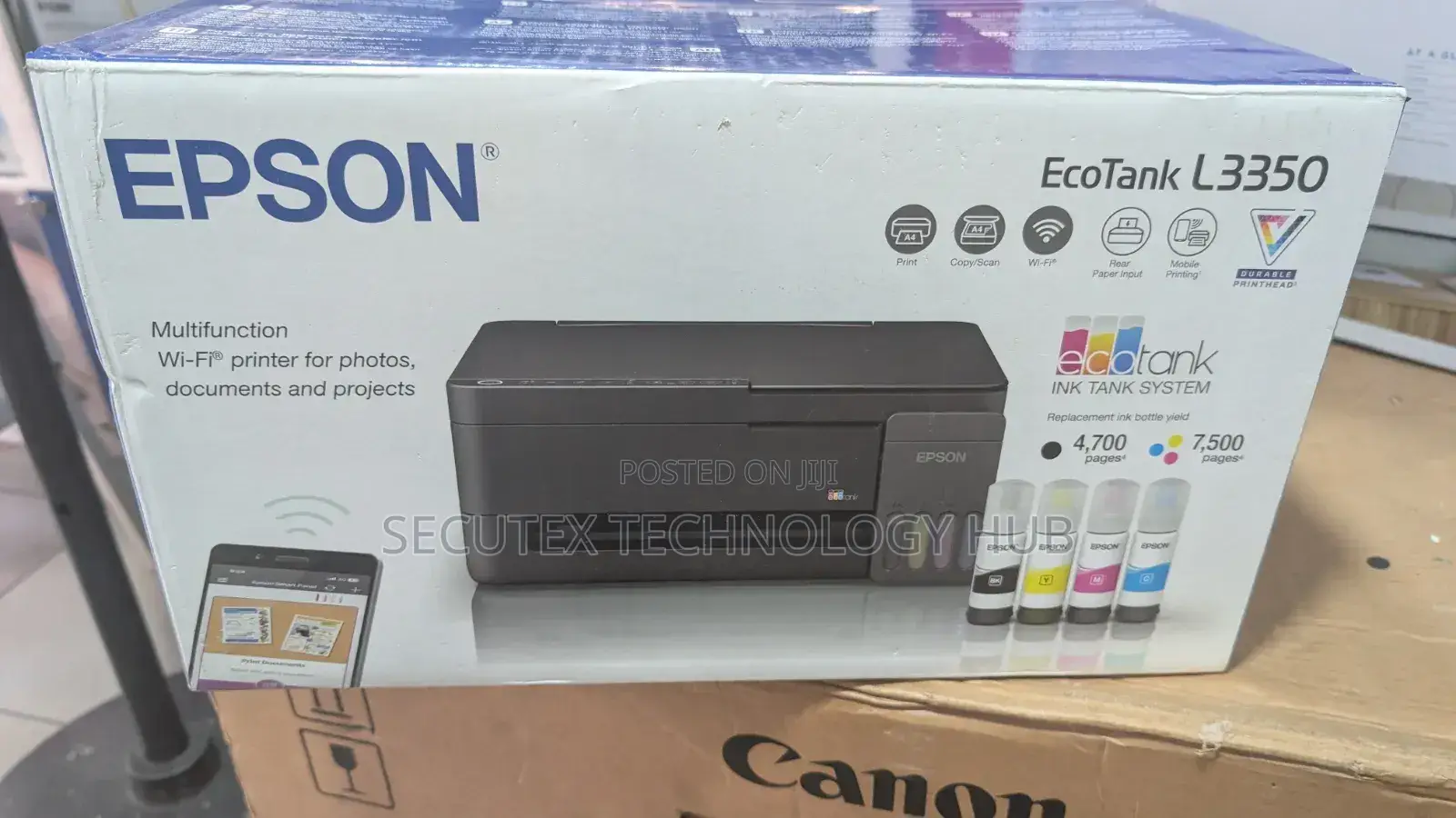 Epson EcoTank L3350 WiFi All-in-One Printer – Print, Scan Copy