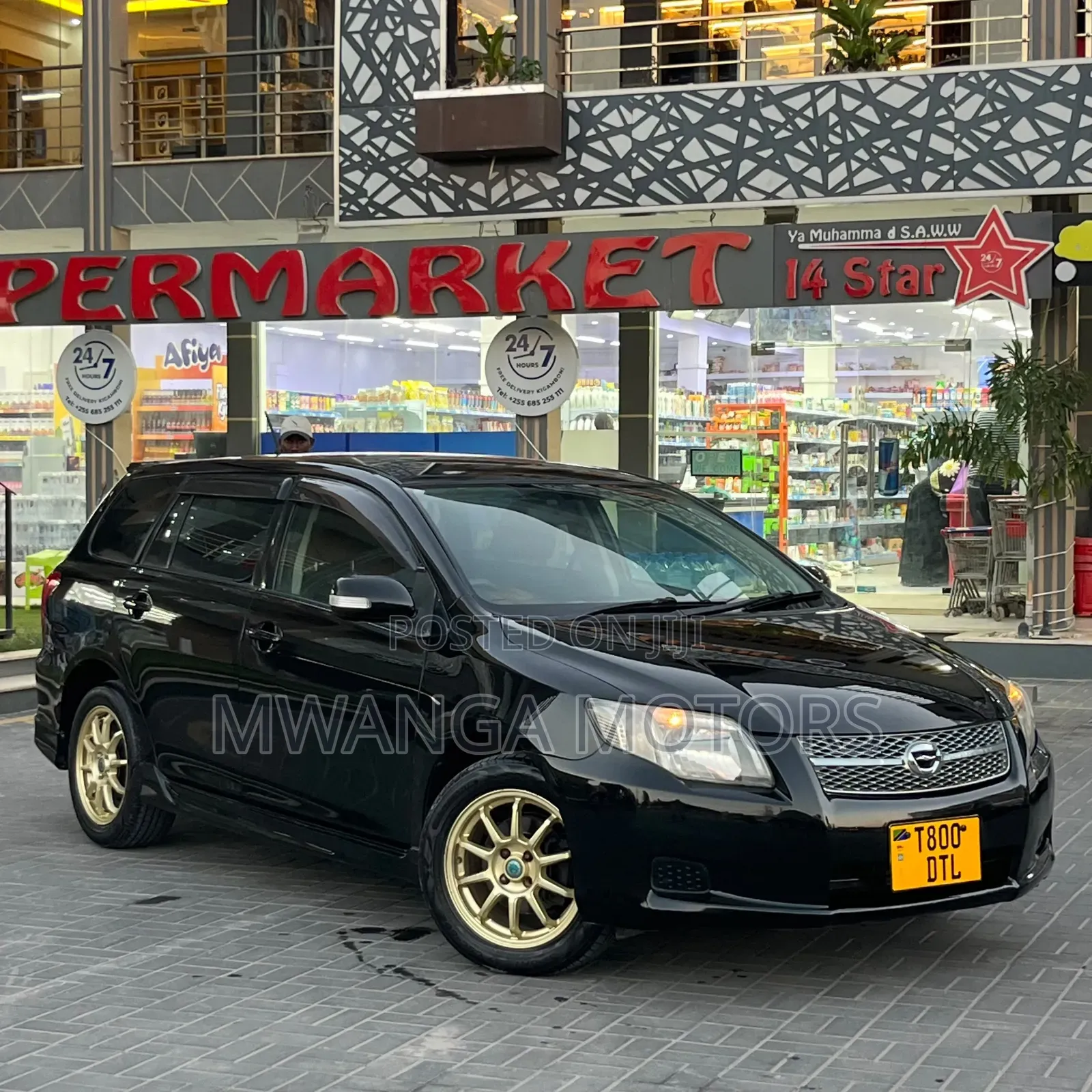 Toyota Corolla Fielder 2007 Black