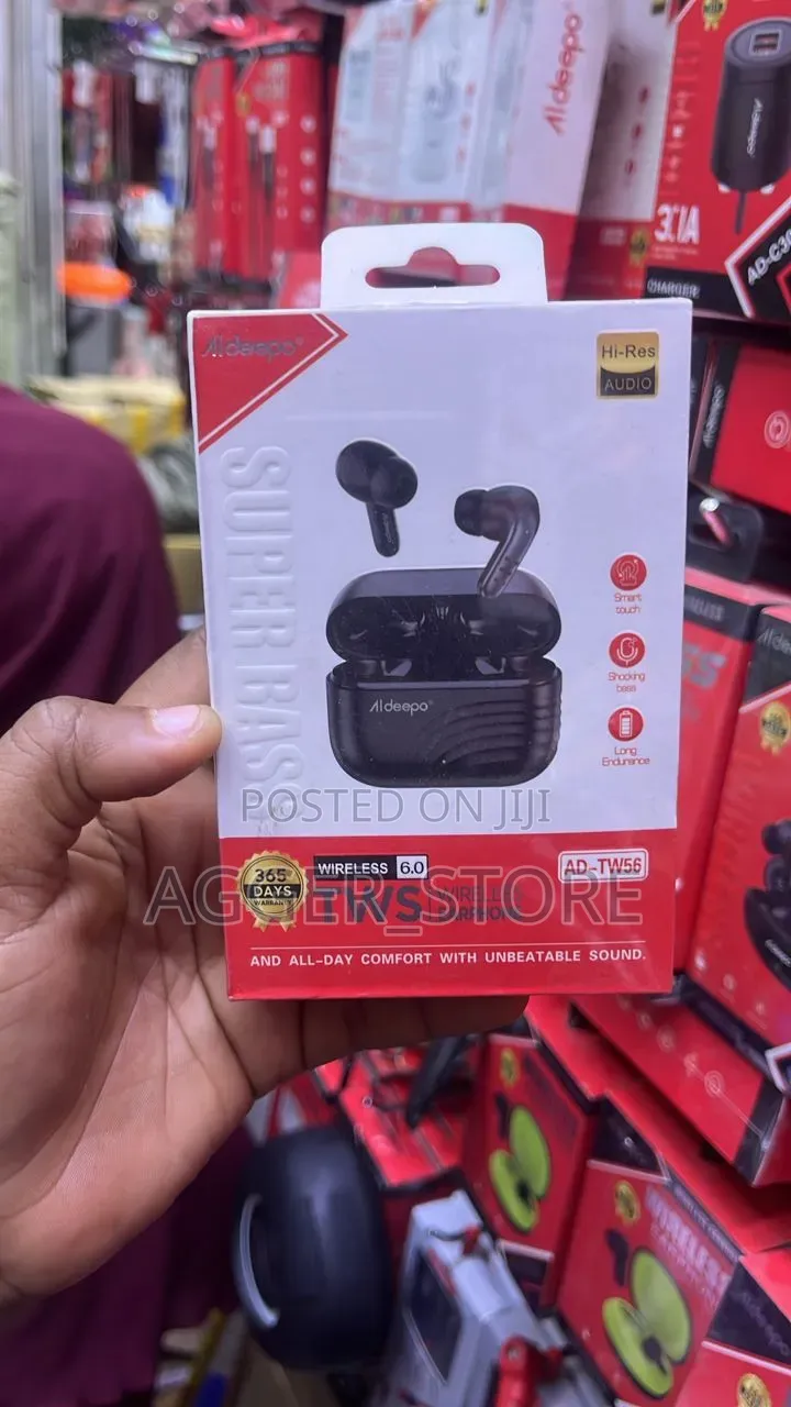 Aldeepo AD-TW56 Super Bass Wireless Airpods