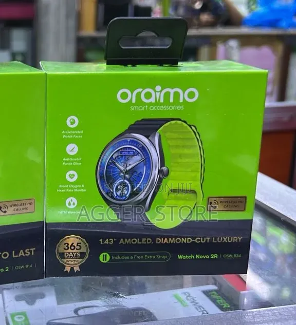 Oraimo Watch Nova 2R OSW-834 Classic Unisex Smartwatch
