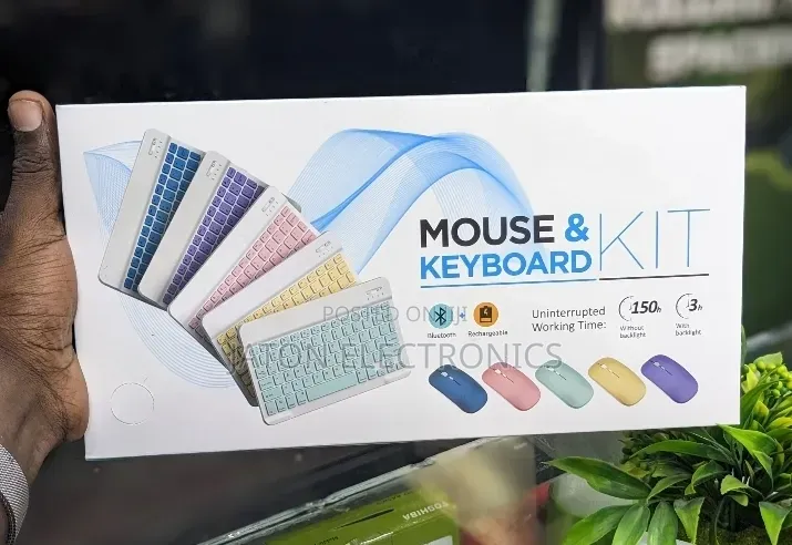 Rechargeable Bluetooth Mouse Keyboard Kit