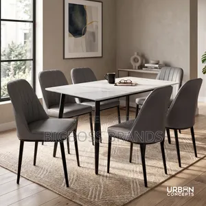 Dining Table 6 Sitters Mable Material
