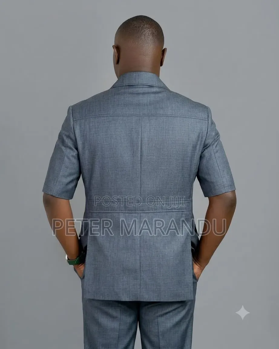 Safari Suits Za Kisasa Za Kiume (Seti Ya Shati Na Suruali)