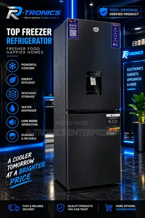 253litres Inox Double Door Refrigerator Mr. UK