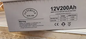 12v200ah Deep Cycle Sealed Solar Battery 200ah