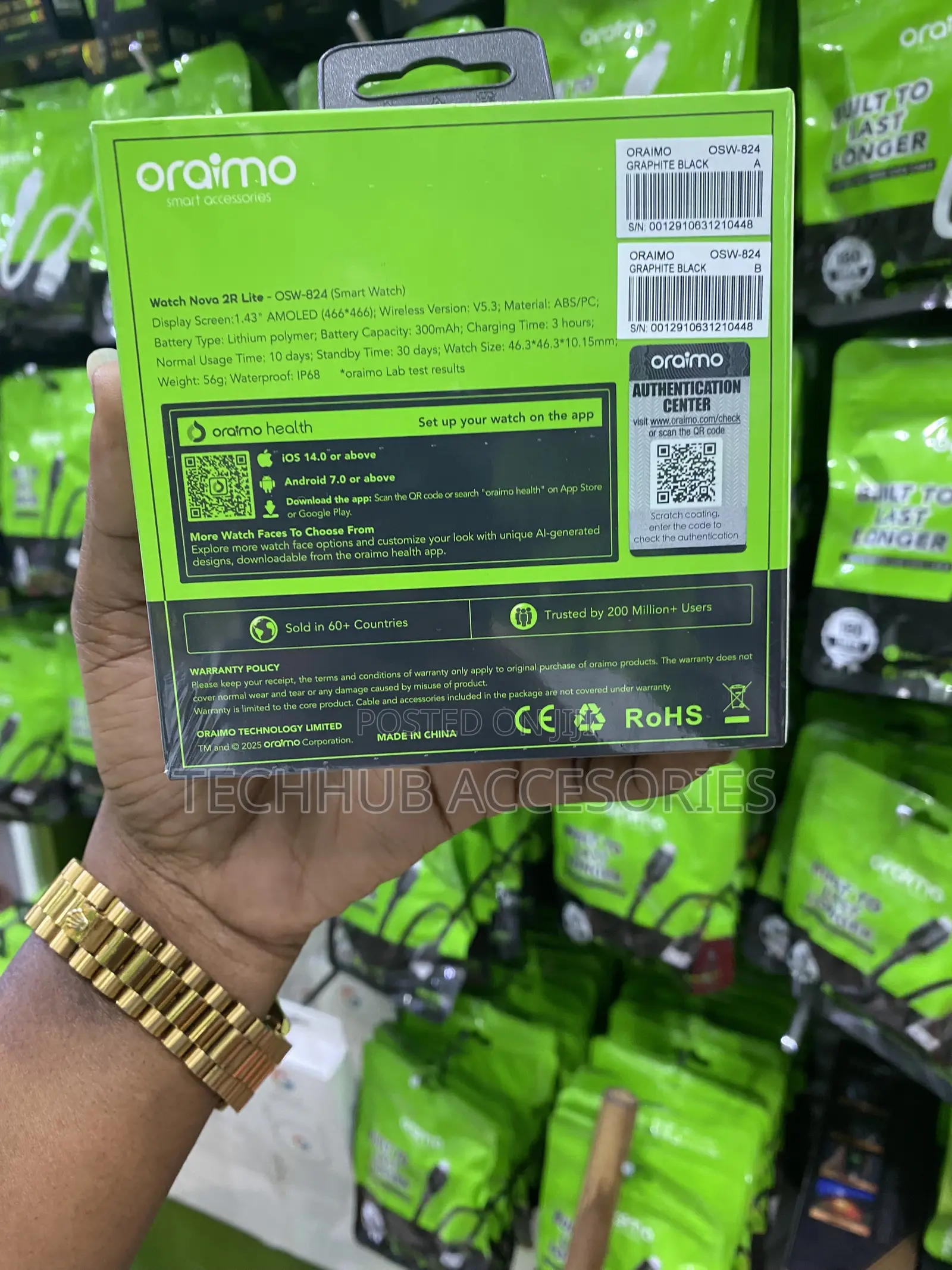Oraimo Watch Nova 2R Lite
