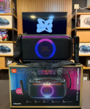 JBL PartyBox on-the-Go 2 — With 2 Mics