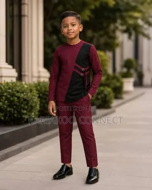 Led and Black Child Counder Suit