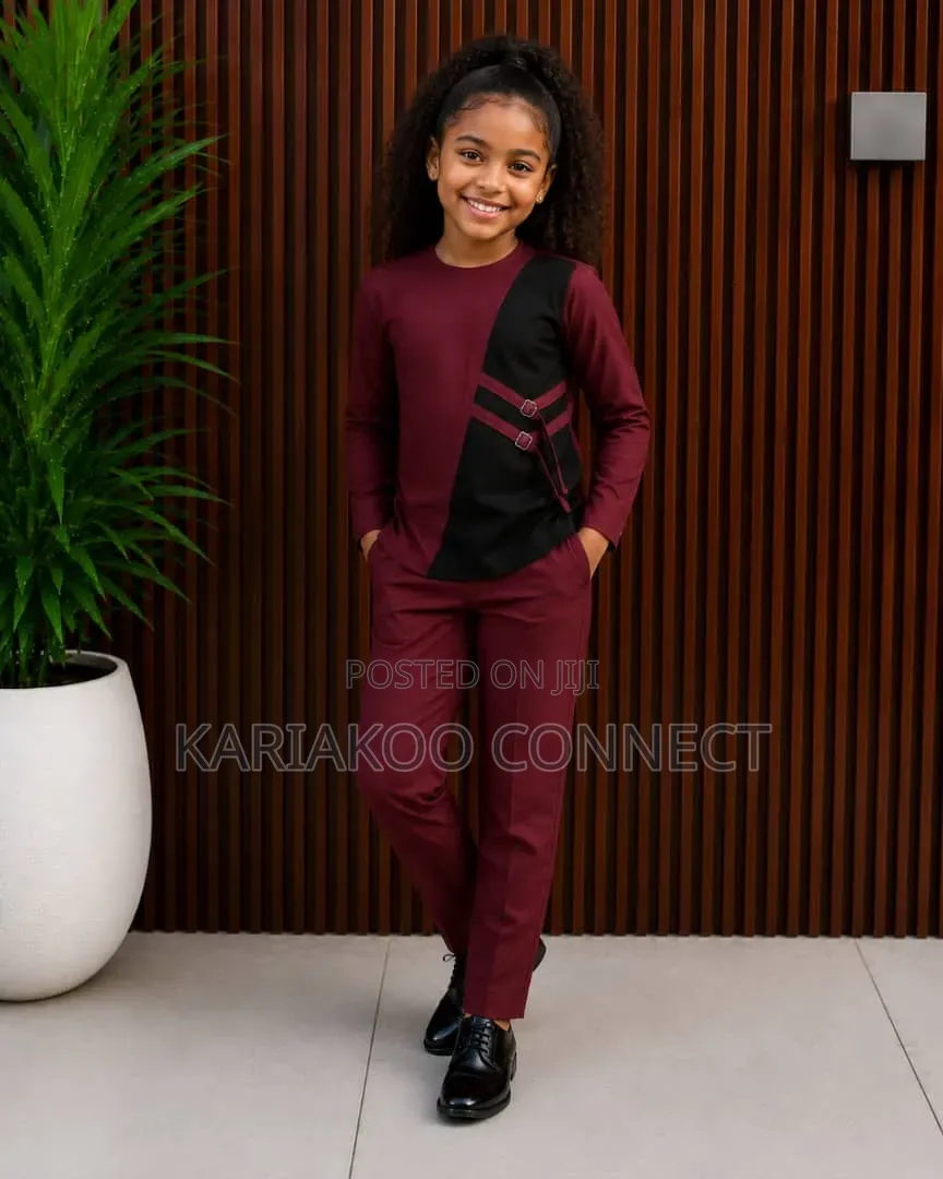 Led and Black Child Counder Suit