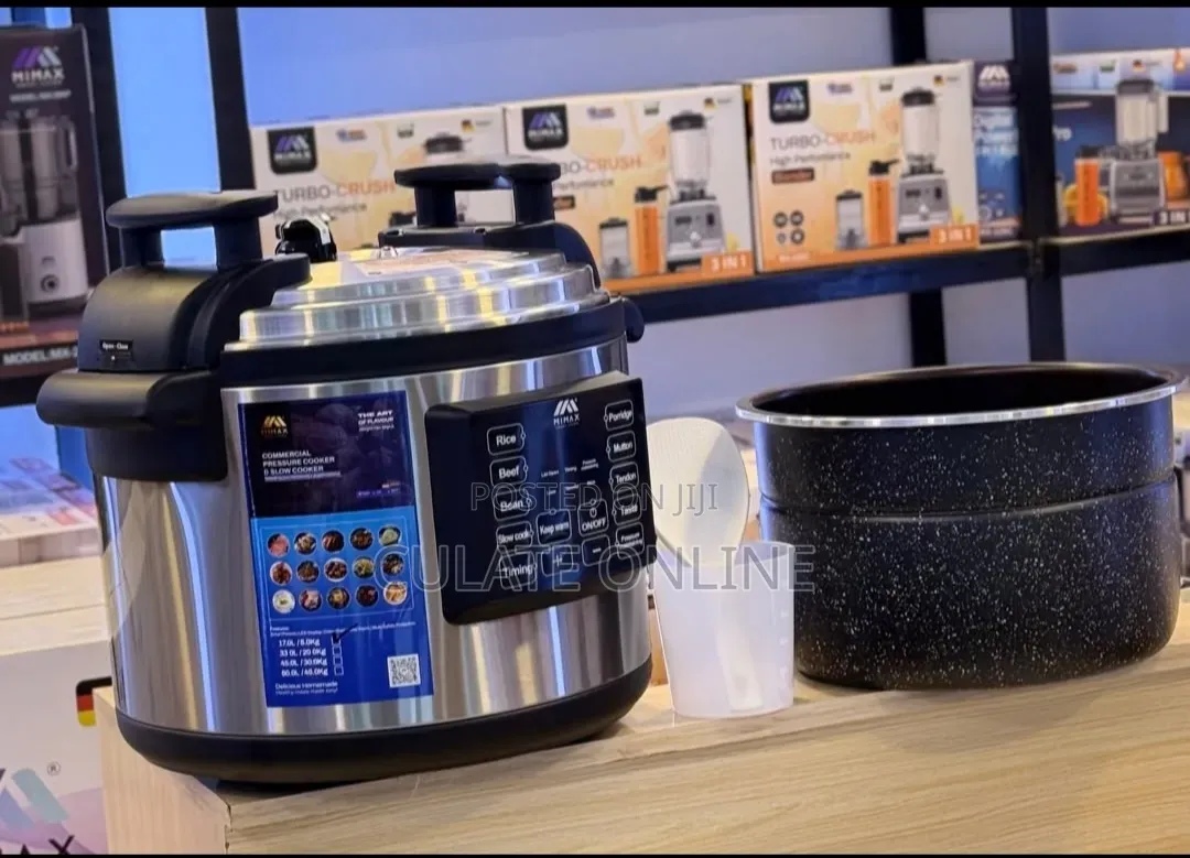 Mimax Commercial Slow and Pressure Cooker