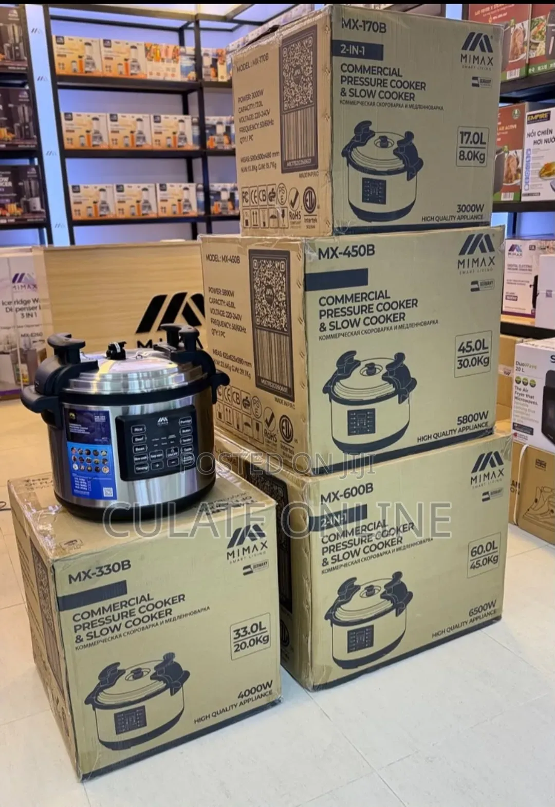 Mimax Commercial Slow and Pressure Cooker