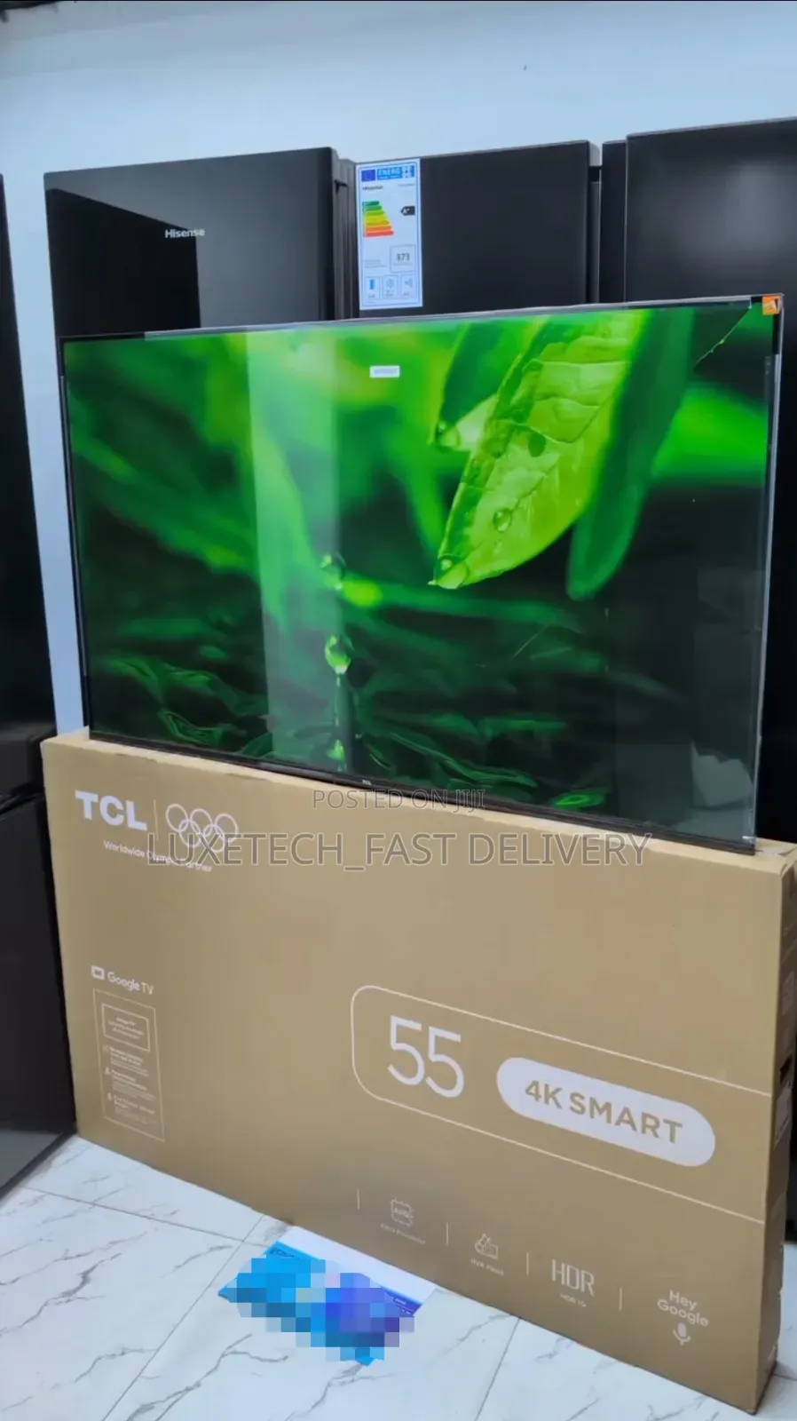 TCL 55V6D 55 Inches Smart UHD TV – Google TV With Dolby Atmos, HDR10+