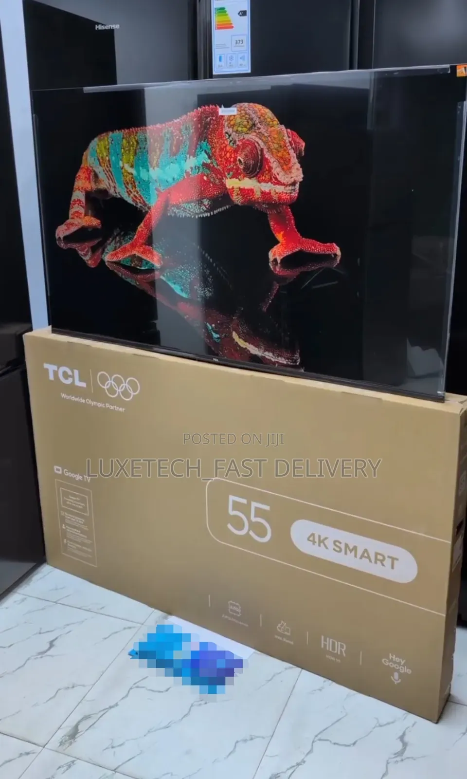 TCL 55V6D 55 Inches Smart UHD TV – Google TV With Dolby Atmos, HDR10+
