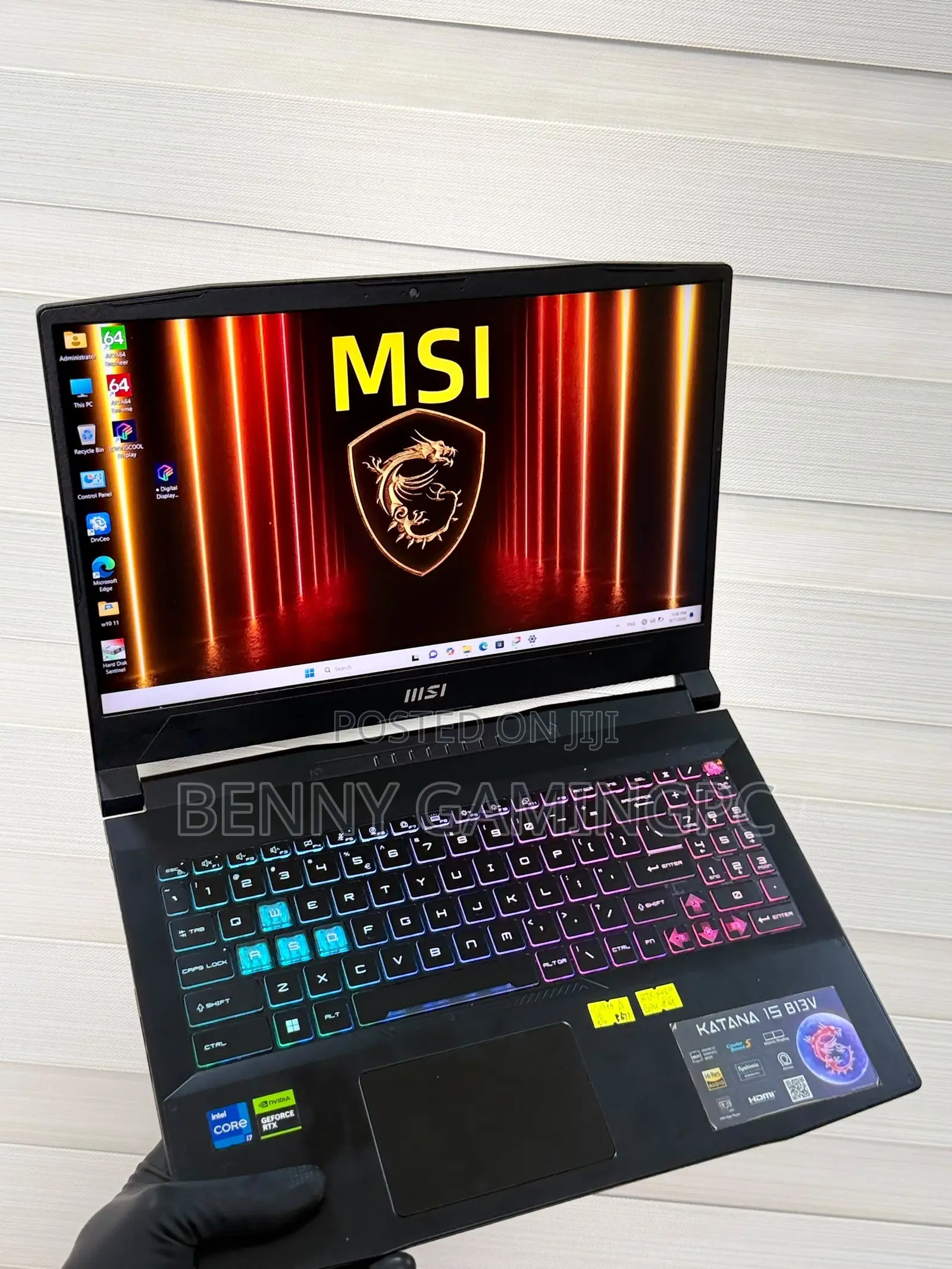 Laptop MSI Katana 15 16GB Intel Core i7 SSD 512GB