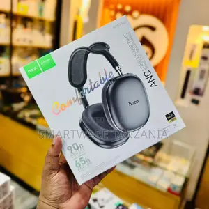 Hoco W55 Plus Wireless Headphones With ANC, 90h Playback, Hi-Fi Audio