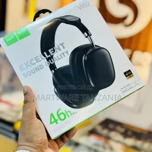 Hoco W52 Wireless Over-Ear Headphones With 46 Hours Playback Time